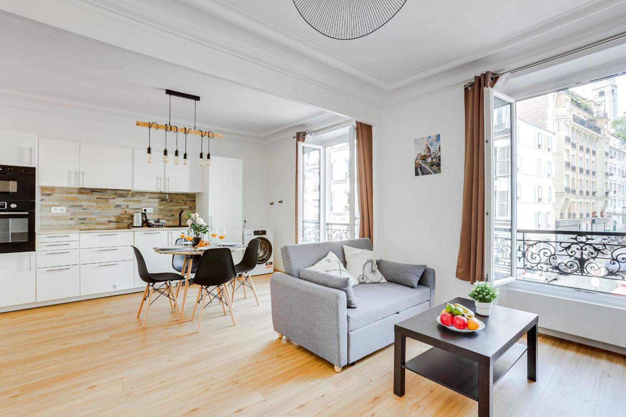 Montmartre & Sacre-Coeur - 2Br - Cityapartmentstay Paris Ngoại thất bức ảnh